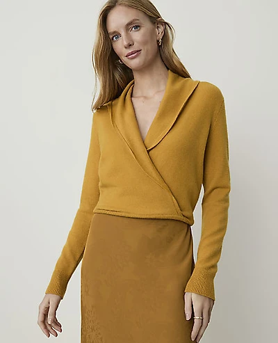 Ann Taylor Shawl Collar Sweater Women's