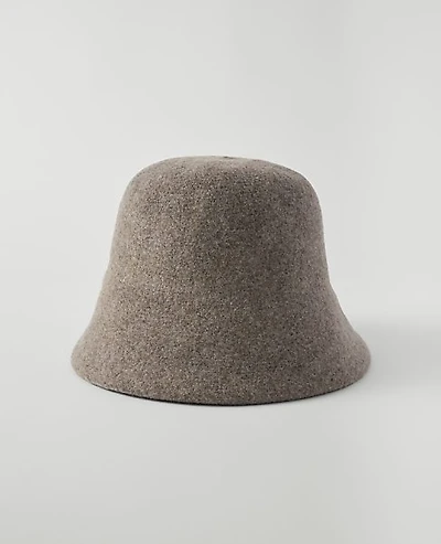 Ann Taylor Weekend Wool-Blend Bucket Hat Women's