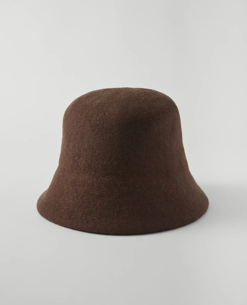 Ann Taylor Weekend Wool-Blend Bucket Hat Women's