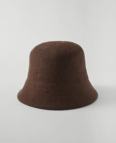 Ann Taylor Weekend Wool-Blend Bucket Hat Women's