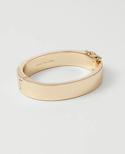 Ann Taylor Metal Cuff Bracelet Goldtone Women's