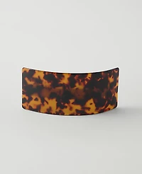 Ann Taylor Weekend Rectangle Tortoiseshell Print Hair Clip Brown Multi Women's