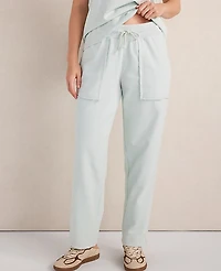 Ann Taylor Haven Well Within Garment-Dyed Organic Cotton Terry Pants Women's