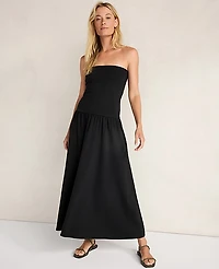 Ann Taylor Haven Well Within Organic Cotton Modal Strapless Dress Women's
