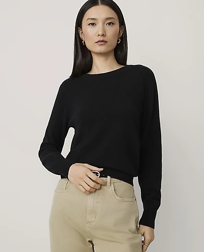 Ann Taylor Cashmere Crew Neck Sweater Women's