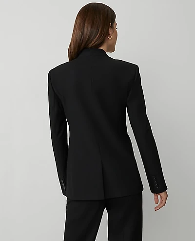Ann Taylor The Petite Collarless Blazer Seasonless Stretch Women's
