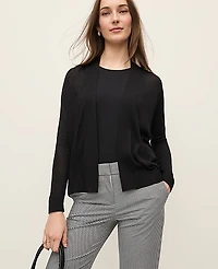 Ann Taylor Lightweight Open Cardigan Women's