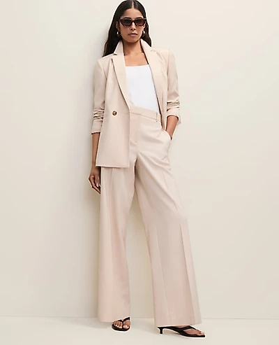 Ann Taylor The Wide-Leg Pant Almond Slice Women's