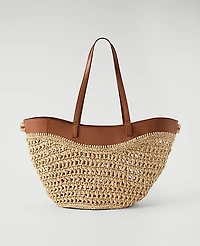 Ann Taylor Straw Tote Women's
