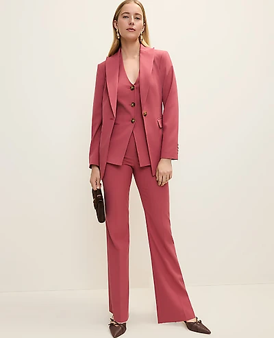 Ann Taylor The Petite High Rise Trouser Rose Clay Women's