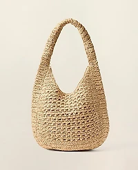 Ann Taylor Oversized Raffia Tote Natural Women's