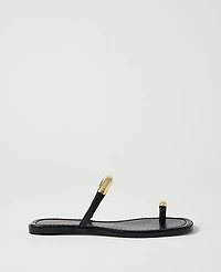 Ann Taylor Leather Embellished Sandal Women's