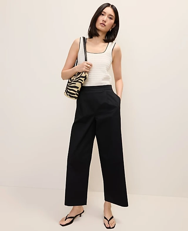 Ann Taylor The Grace Easy Fit Pant Black Women's