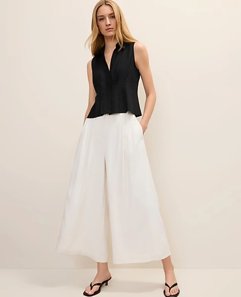 Ann Taylor The Pintucked Culotte Pant Women's
