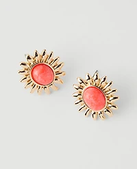 Ann Taylor Sun Stone Stud Earrings Women's