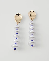 Ann Taylor Pearl Drop Earrings Ivory Women's