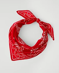 Ann Taylor Mixed Shell Print Silk Scarf White Women's