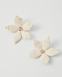 Ann Taylor Threaded Flower Stud Earrings Women's
