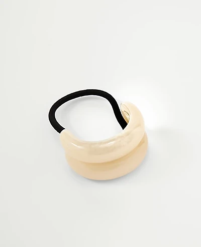 Ann Taylor Acetate Hair Cuff Pearl Shadow Women's