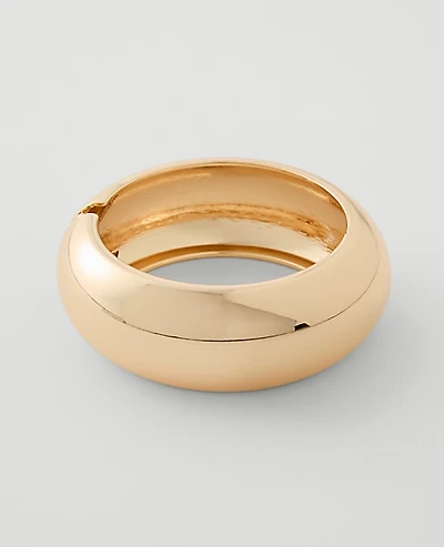 Ann Taylor Metal Cuff Bracelet Goldtone Women's