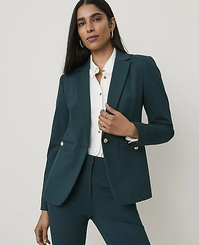 Ann Taylor The Single Button Blazer Ponte Women's