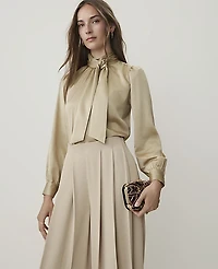 Ann Taylor Bow Blouse Women's