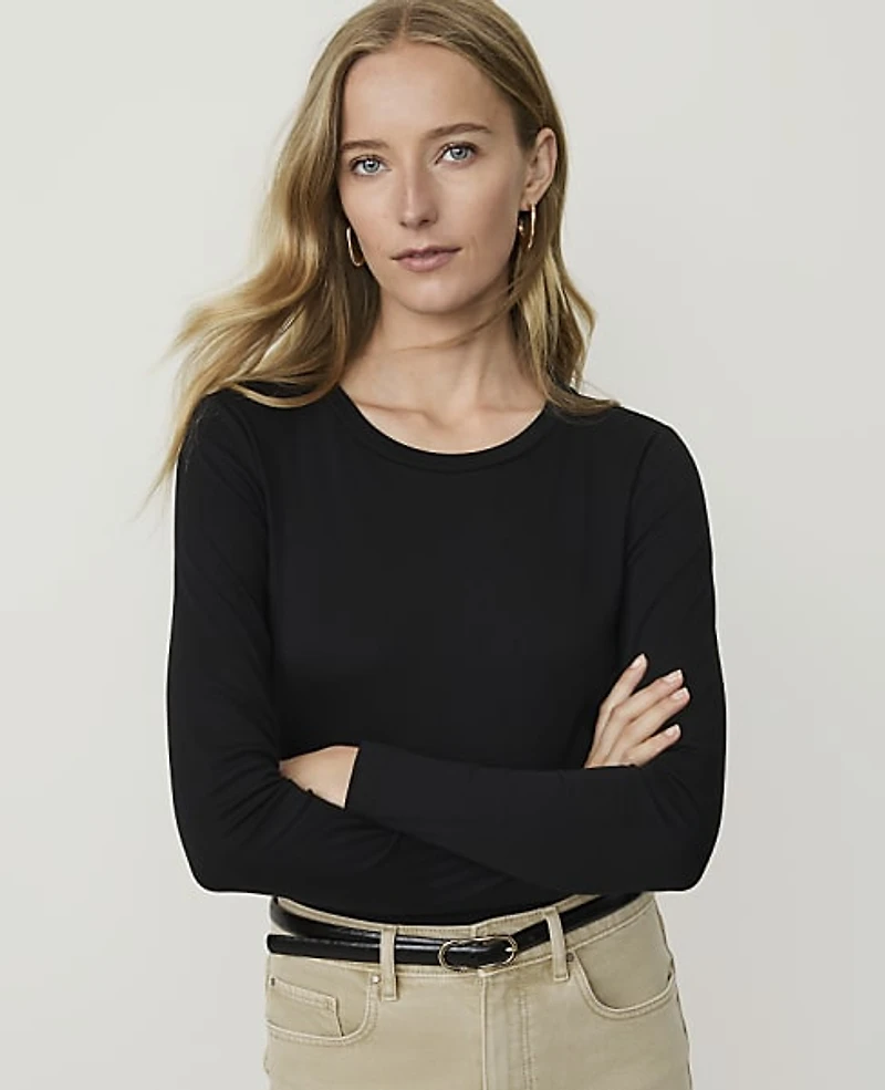 Ann Taylor Crew Neck Top Women's