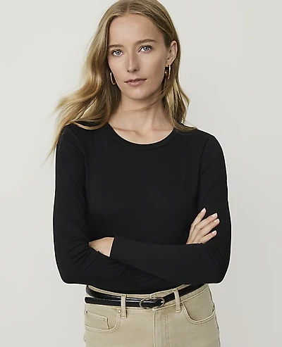 Ann Taylor Crew Neck Top Women's