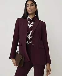 Ann Taylor The Petite Greenwich Blazer Purest Plum Women's