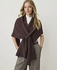 Ann Taylor Weekend Wrap Poncho Women's