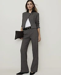 Ann Taylor The Petite Caroline Pant Dark Plaid Women's