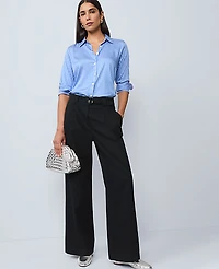 Ann Taylor The Belted Wide-Leg Pant Women's