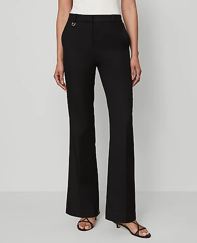 Ann Taylor The Slim Flare Trouser Bi-Stretch - Curvy Fit Women's