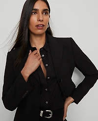 Ann Taylor The Petite Shorter Two Button Blazer Bi-Stretch Women's