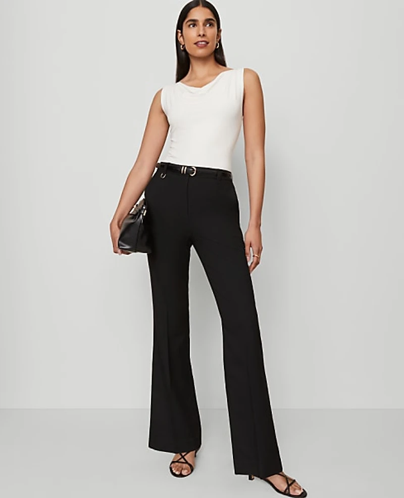 Ann Taylor The Petite Slim Flare Trouser Bi-Stretch Women's