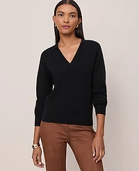 Ann Taylor Cashmere V-Neck Sweater Women's