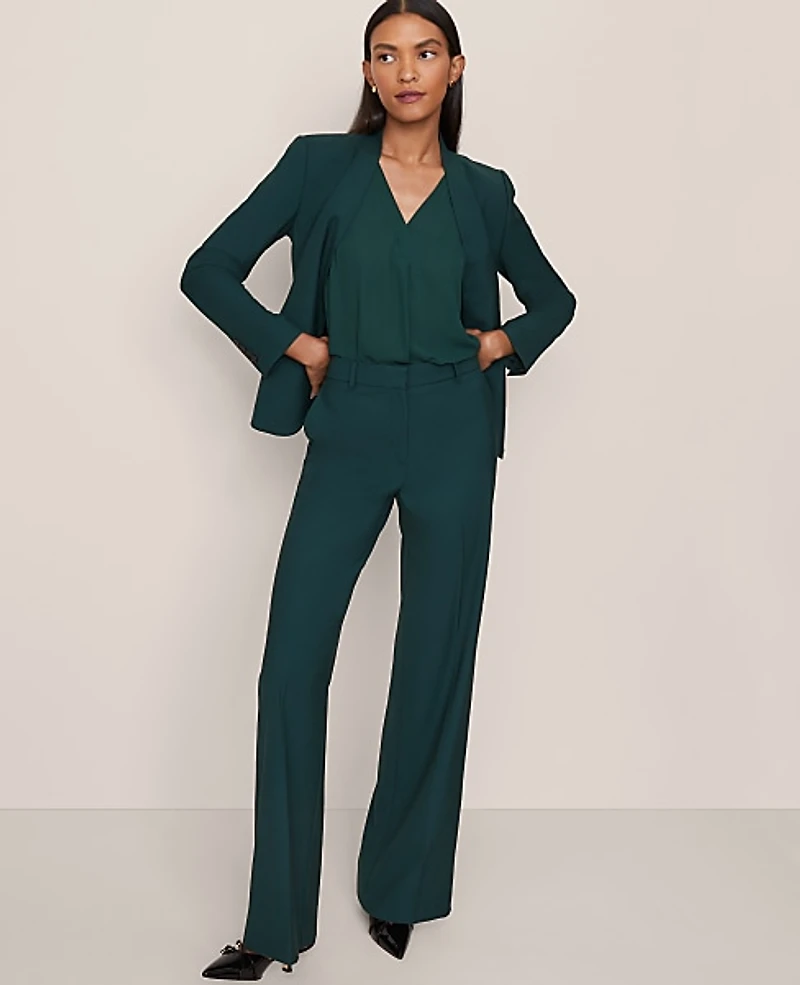 Ann Taylor The Petite Wide-Leg Pant Size 2 Pine Grove Women's