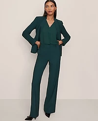 Ann Taylor The Petite Wide-Leg Pant Size 2 Pine Grove Women's