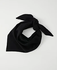 Ann Taylor Triangle Wrap Scarf Black Women's