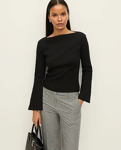 Ann Taylor Bell Sleeve Top Women's