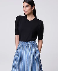 Ann Taylor Button Sweater T-Shirt Women's