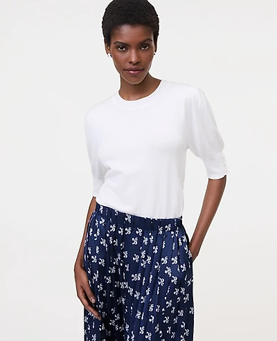 Ann Taylor Button Sweater T-Shirt Women's