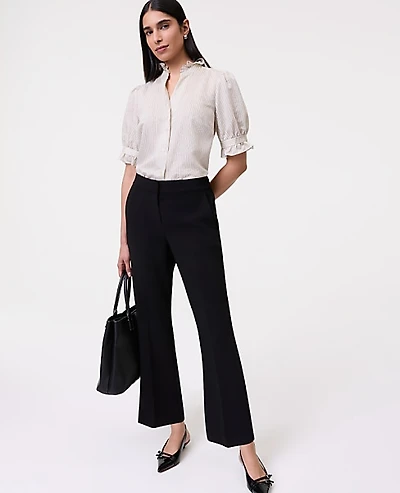 Ann Taylor The Relaxed Jayne Trouser Textured Crepe Women's