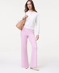 Ann Taylor Weekend Easy Fit Wide-Leg Sweater Pant Women's