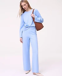 Ann Taylor Weekend Easy Fit Wide-Leg Sweater Pant Women's
