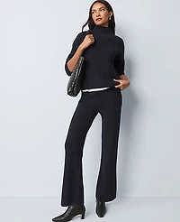 Ann Taylor Petite Weekend Collection Waffle Sweater Pant Women's