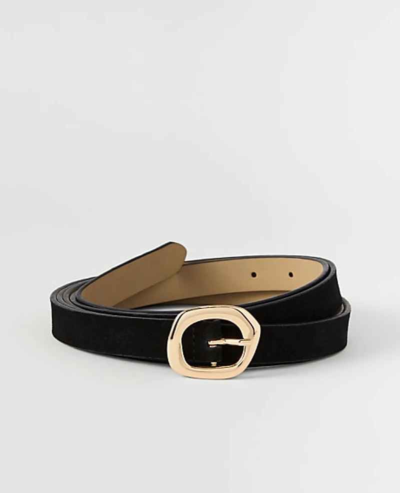 Ann Taylor Suede Double Wrap Belt Women's
