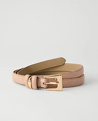 Ann Taylor Sculpted Buckle Belt Size XL Desert Sand Women's