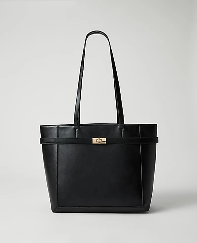 Ann Taylor Belted Tote Women's