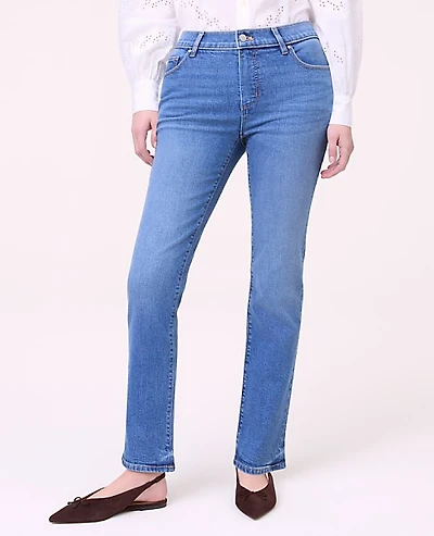 Ann Taylor The Petite Slim Jean — Curvy Fit Luxe Medium Wash Women's